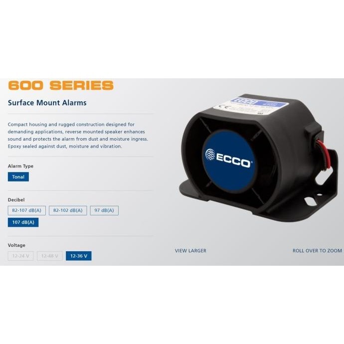 Silahkan Order] ECCO 630N ecco 630 BAck alarm - original