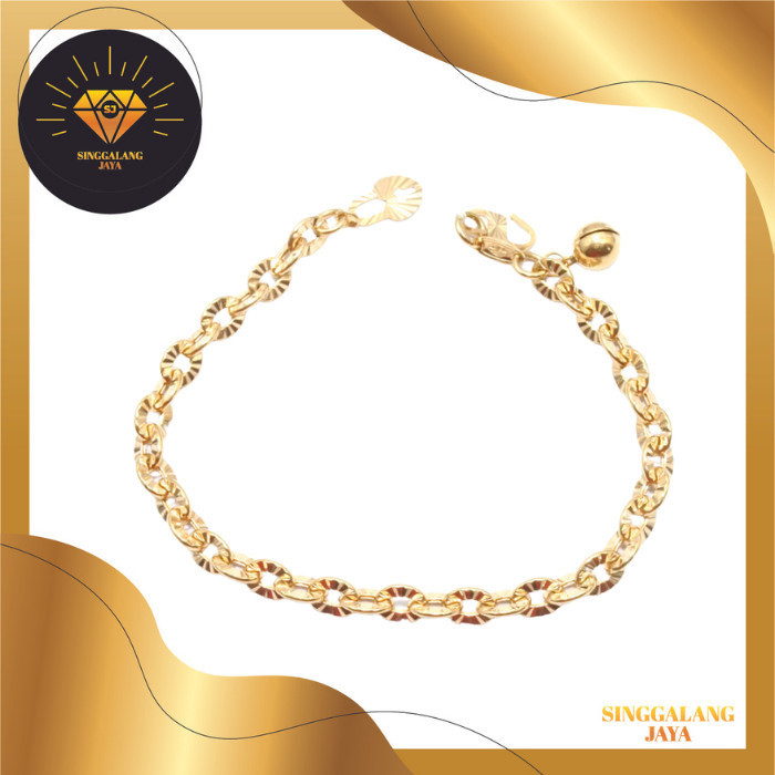 Gelang Emas Asli Perhiasan Wanita