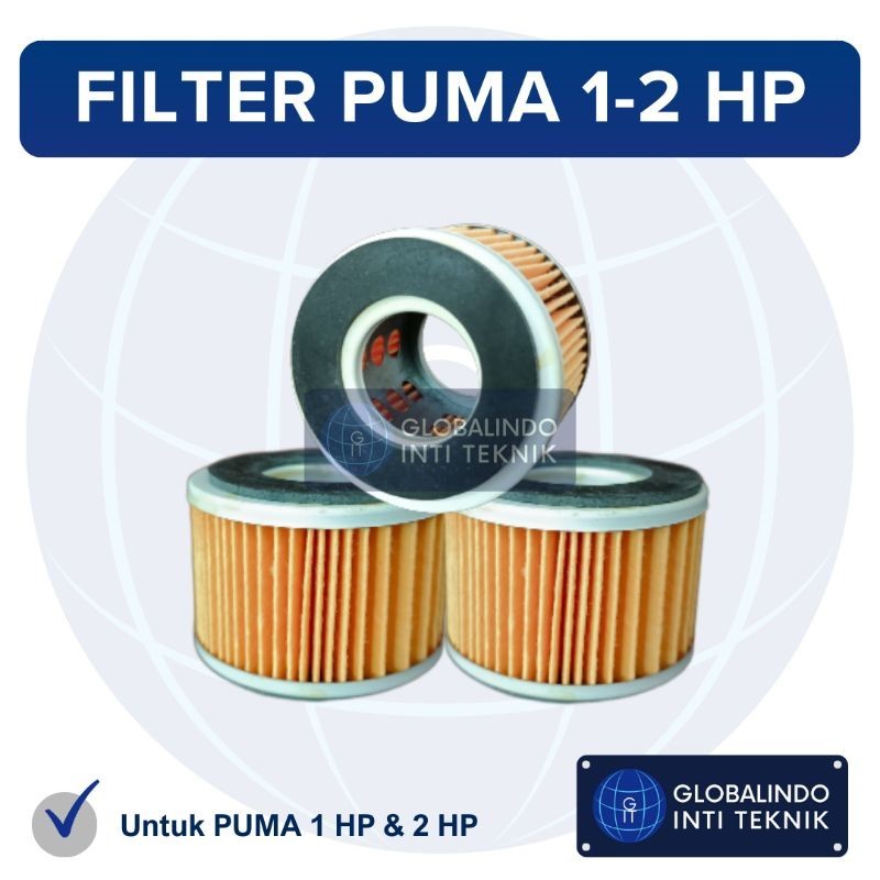 Isi Filter Element Saringan Udara Air Filter Kompresor Angin PUMA 1 HP & 2 HP