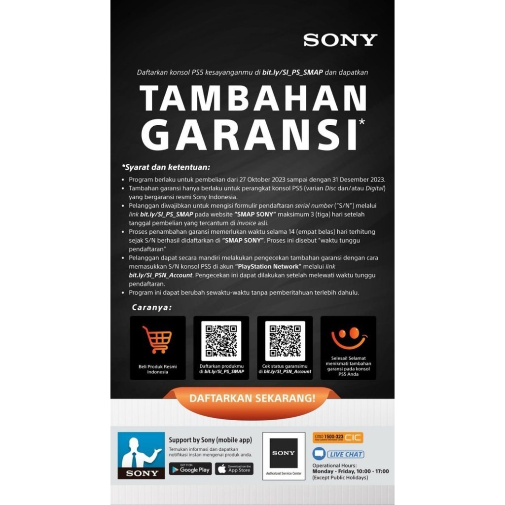 Ps5 Playstation 5 Console Disc Version Garansi Resmi