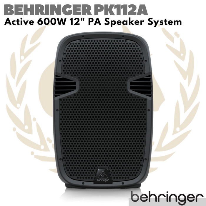Behringer Pk112A Active 600W 12" Pa Speaker Spiker Aktif Pk 112