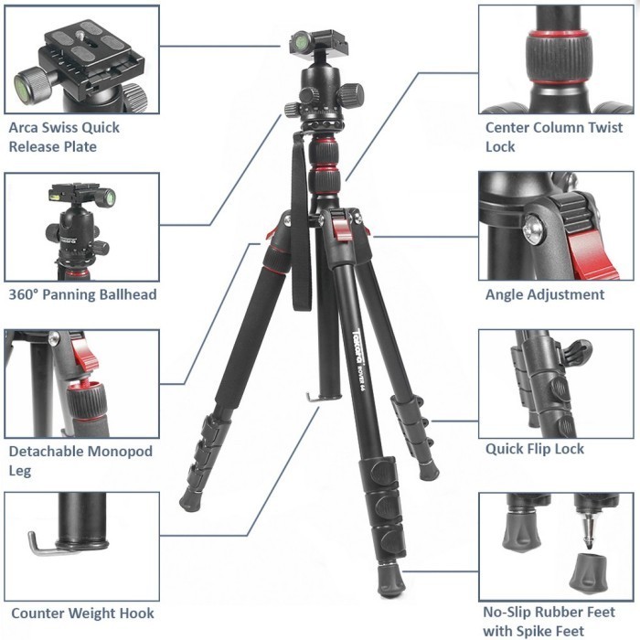 Takara Rover 66 Tripod Monopod Kamera Takara Rover 66 Garansi Resmi