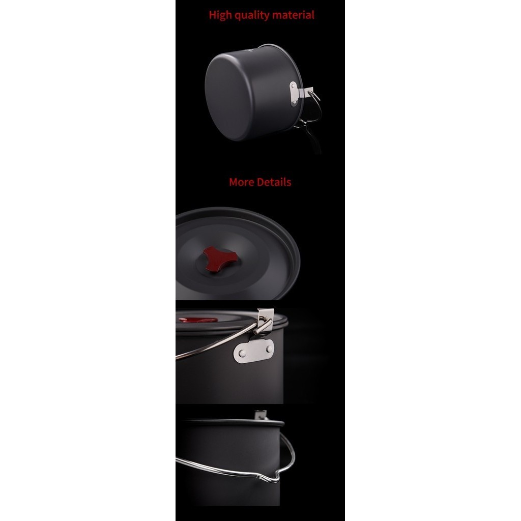 Cooking Pot Gantung Naturehike Nh17D021-G Panci Nesting Camping Ul