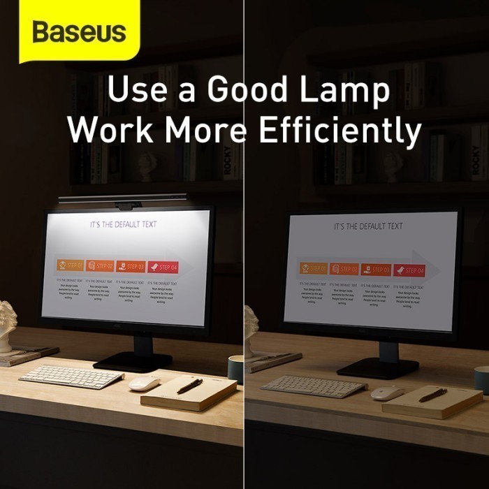 Baseus Lampu I-Wok Series Usb Screen Hanging Light - Dgiwk-B