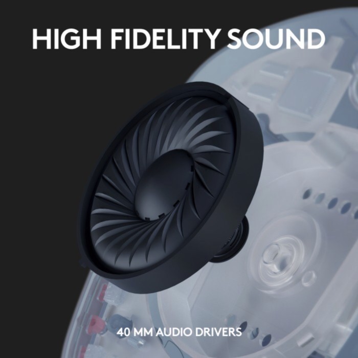 Logitech G435 Wireless + Bluetooth Gaming Headset Lightweight G 435