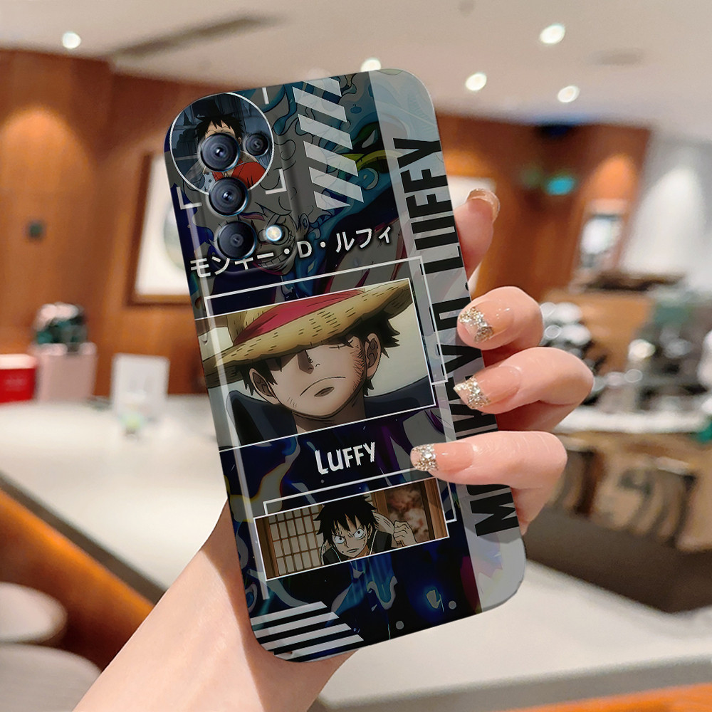 Hard case Akrilik Feilin Kompatibel Untuk OPPO F9 F11 Reno 5 Reno8 5G aesthetics ponsel casing  Pola