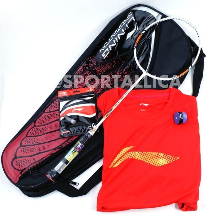 PAKET LENGKAP RAKET BADMINTON LINING SS 88 SS88 Super Series 88 ORI