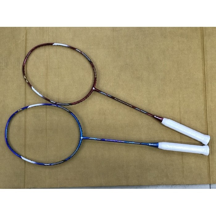 RAKET BULUTANGKIS TOALSON HEXAGON CHROME MERAH dan BIRU ORIGINAL