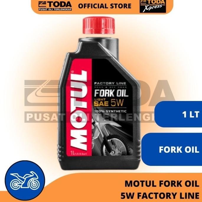 Oli Shock Depan Motul Fork Oil 5W Factory Line 1lt - Oli Shock Motor