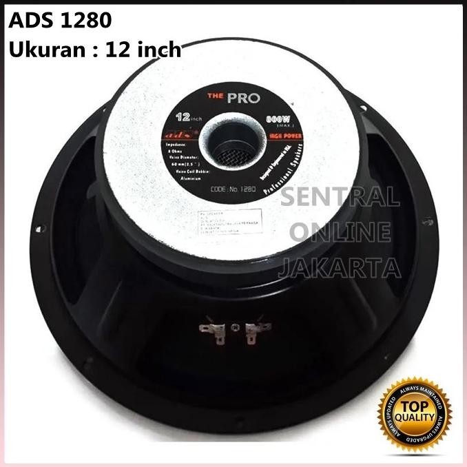 SPEAKER ADS 1280 12 inch FULL RANGE MID LOW PRO 12" ADS 1280 12inch