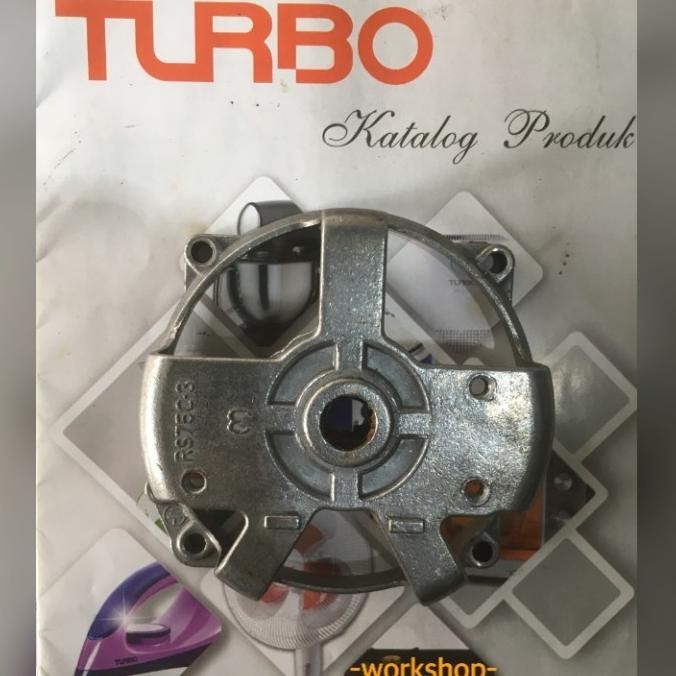 Body/Casing BlakangDinamo Kipas Angin TURBO Original + Boshing/Bushing