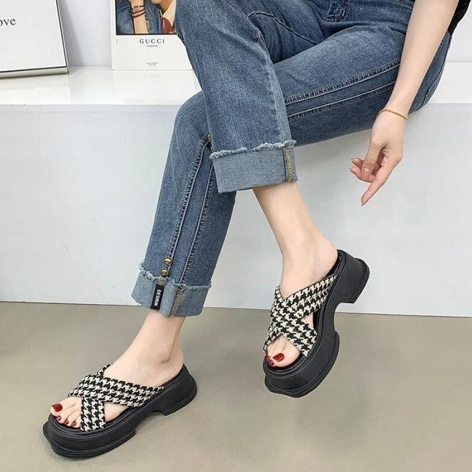 Sandal Wedges Wanita Import Tg 1771 Sandal Wanita Korea