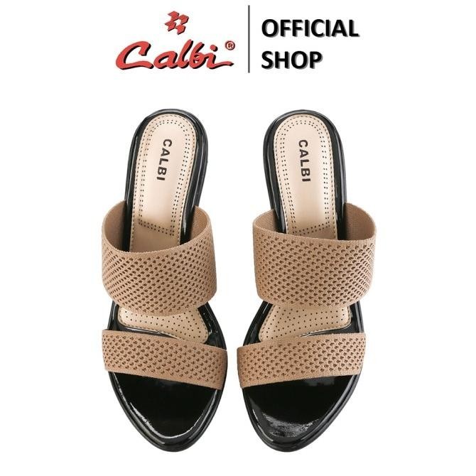 Calbi Sandal Heels Rajut Wanita - Bb 1898