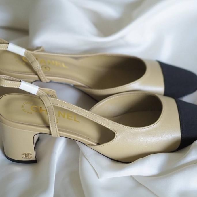 Sepatu Slop Heels Slingback 35/42Cm Ready