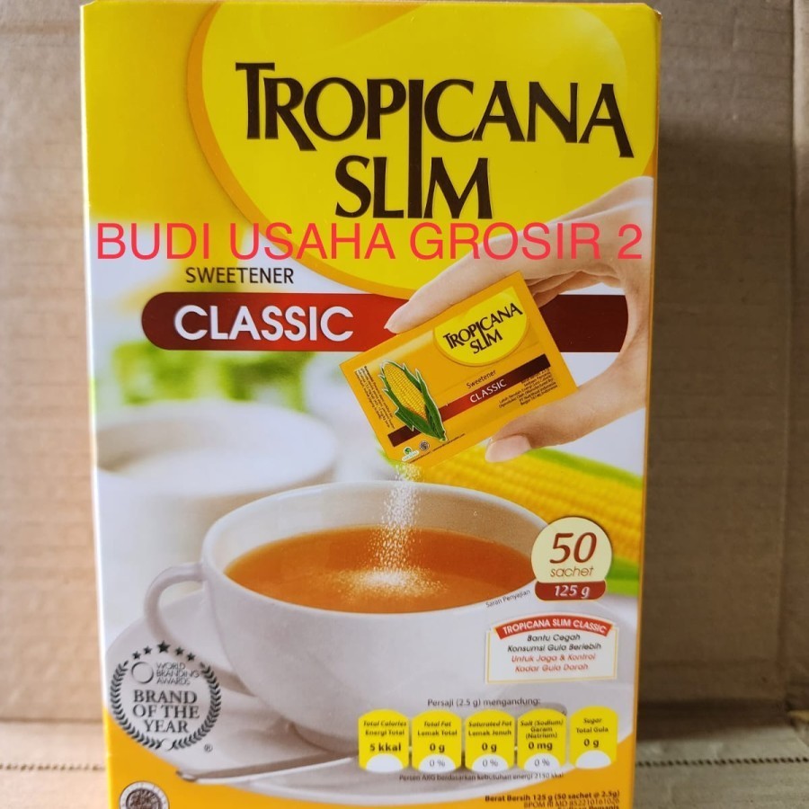 

Tropicana Slim Sweetener 50 sachet