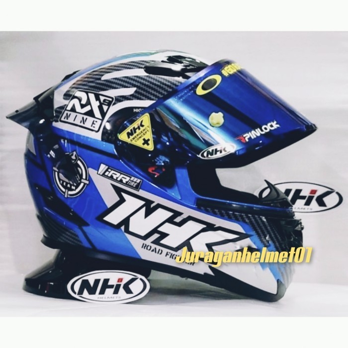 Helm Full Face Nhk Rx9 Paket Ganteng Motif