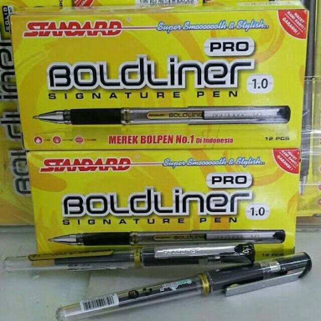 

STANDARD Boldliner Pro Signature Pen Pulpen Pena 1.0 mm