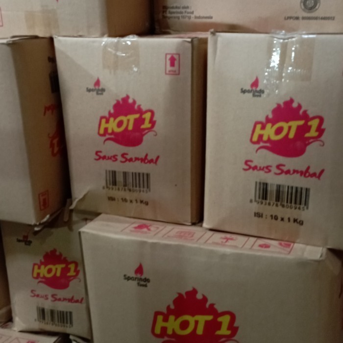 

saos hot 1 1kg dus / saos hot one 1 dus isi 12
