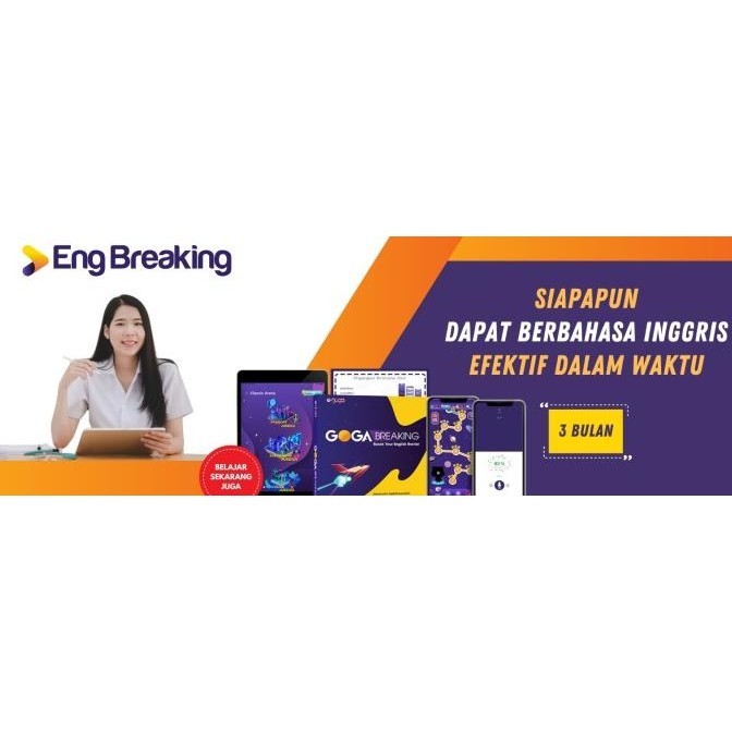 Eng Breaking - Berbicara Bahasa Inggris Seperti Native Kualitas Premium