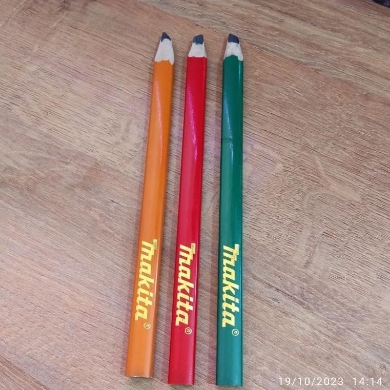 

pensil makita panjang 18cm / pensil tukang merk makita asli q150