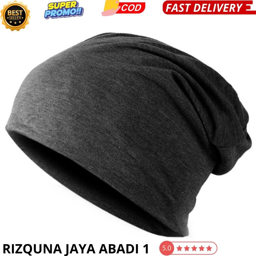Ecobros Topi Kupluk Pria Wanita Kain Katun Winter Beanie Hat - EC001