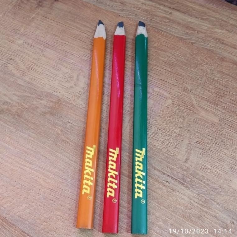 

PENSIL MAKITA PANJANG 18CM / PENSIL TUKANG MERK MAKITA ASLI Q337