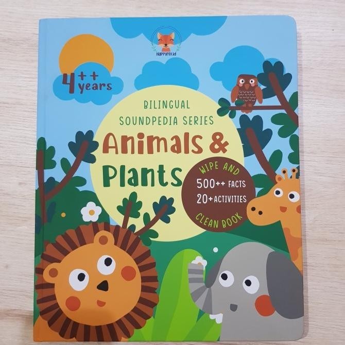 Sound Book Animal And Plants Kualitas Premium
