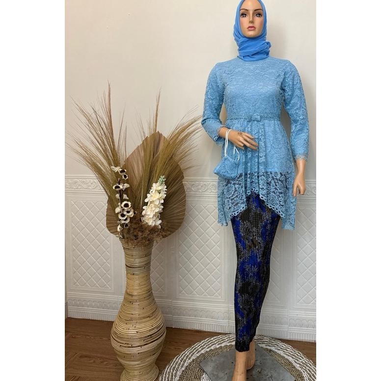 Atasan Kebaya Pita/Kebaya Jumbo Ld 130Cm/Kebaya Modern/Kebaya Mewah/Kebaya Brukat/Kebaya Wisuda/Keba