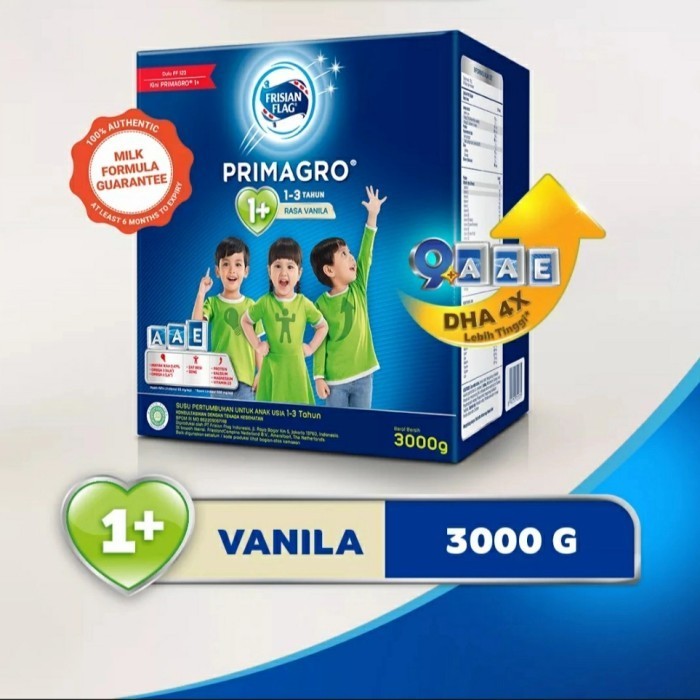 

Frisian Flag Primagro 1+/ 3+ Vanila 3000 Gr