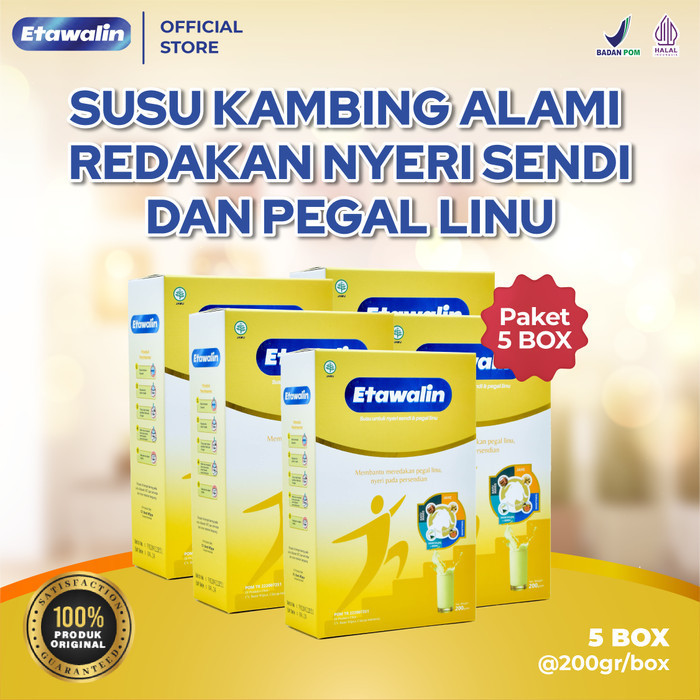 

Etawalin Susu Etawa Original Atasi Asam Urat Dan Nyeri Sendi 5 Box