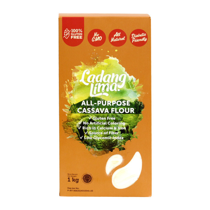 

SALE Ladang Lima Tepung Mokaf/Cassava Flour/Gluten Free/Diabetic Friendly