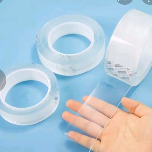 

MURAH double tape nano ukuran lebar 3cm tebal 2ml panjang 3meter