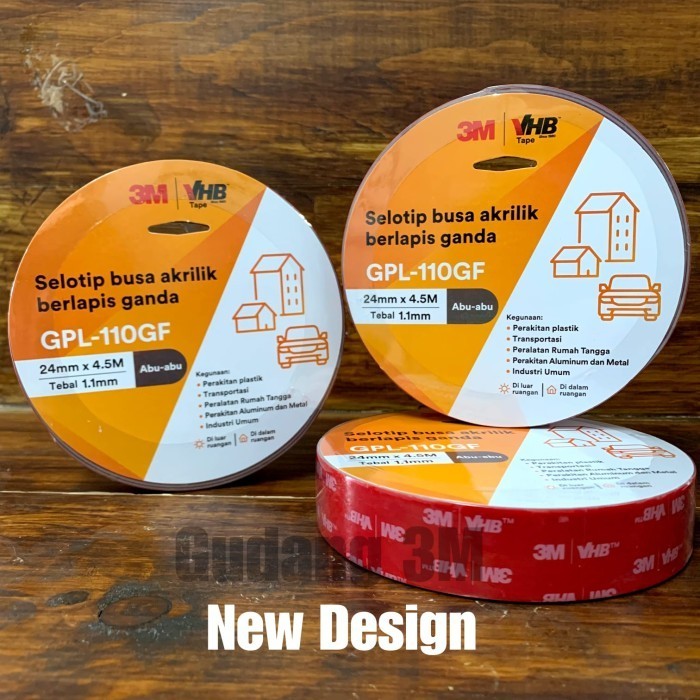 

HARGA DISKON 3M VHB TAPE 24mm x 4,5M Original
