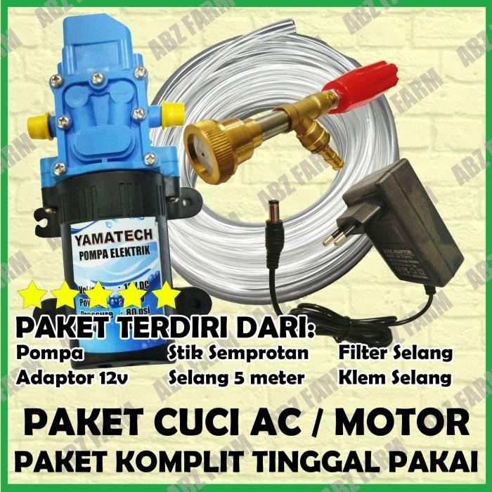 Paket Alat Cuci Motor Ac Komplit Mesin Stim Jetwash Mini