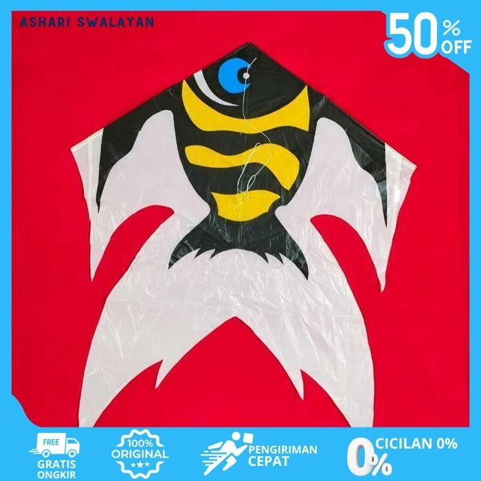 LAYANG-LAYANG HIAS BERBAHAN PLASTIK BESAR MUDAH TERBANG KARAKTER BINATANG DIJAMIN GRATIS ONGKIR