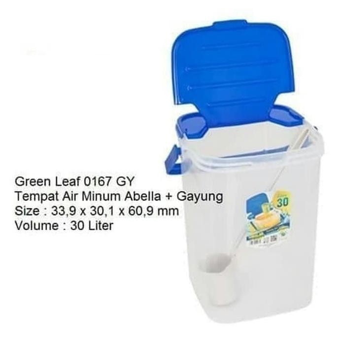 

AQUARIUM ES KELAPA 30 LITER GREEN LEAF / TEMPAT BUAH + GAYUNG TFD