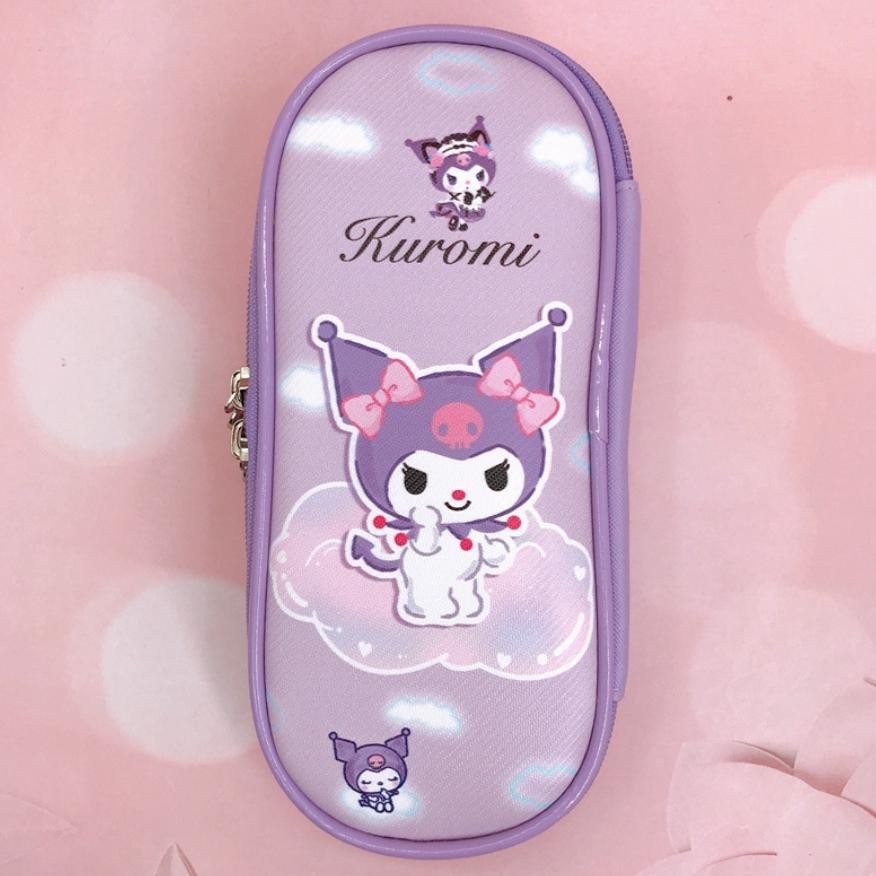 

ORIGINAL Tempat Pensil Kotak Pensil karakter Sanrio kuromi melody cinnamoroll bahan TPU leather waterproof ma-4