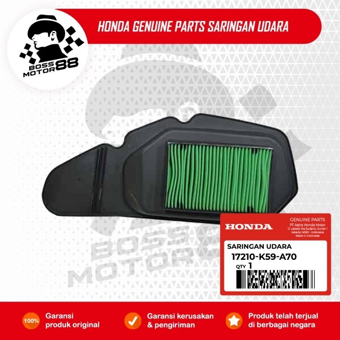 17210K59A70 Filter Udara Motor Vario 150 K59J Original