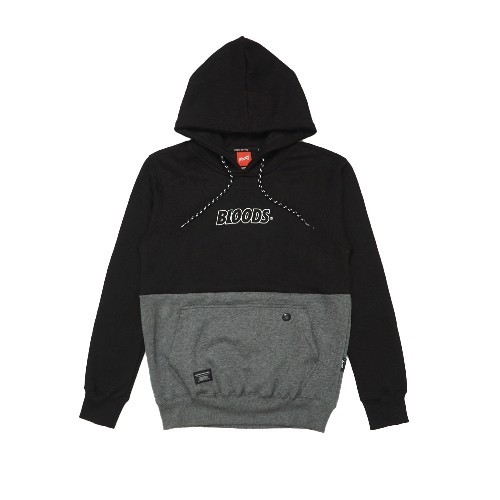 Bloods Reg Sweater Hoodie Normoz Black Grey