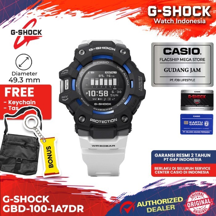 G-Shock Gshock Gbd-100-1A7Dr Gbd-100-1A Gbd-100 Gbd100 Gbd 100