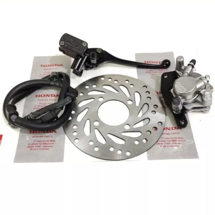 Selang Rem+Piringan+Master Rem Set+Kaliper Depan Honda Beat Karbu,Beat