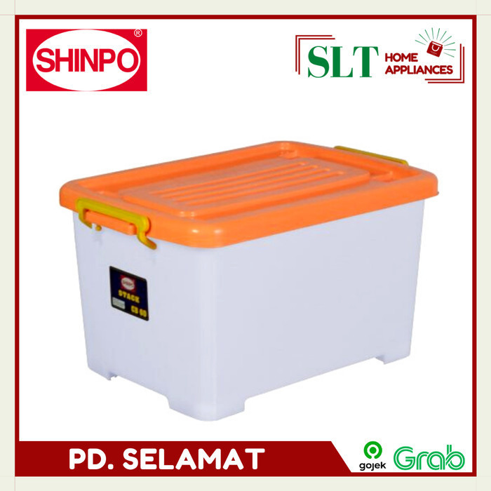 

BY gojek Shinpo CB 60 Box Plastik Menyimpan Serbaguna Container Box