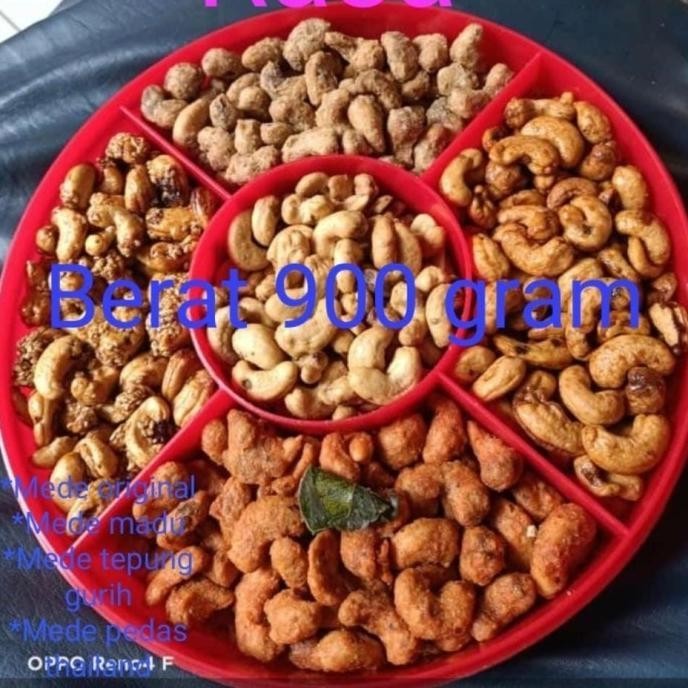 

Barang Terlaris Kacang Mede 5 Tray 900Gr Ready Myeshandira