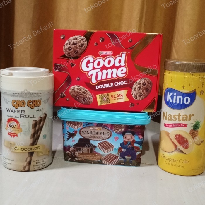 

`````````] [1 PAKET = 4 Pcs] Good Time Kino Nastar Biskitop Wafer Cho Cho Chocho