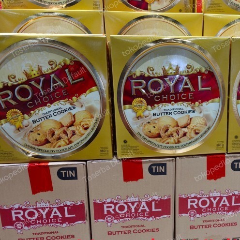 

```````] [1 KARTON = 6 Kaleng @908 gram] Royale Choice Butter Cookies 908gram