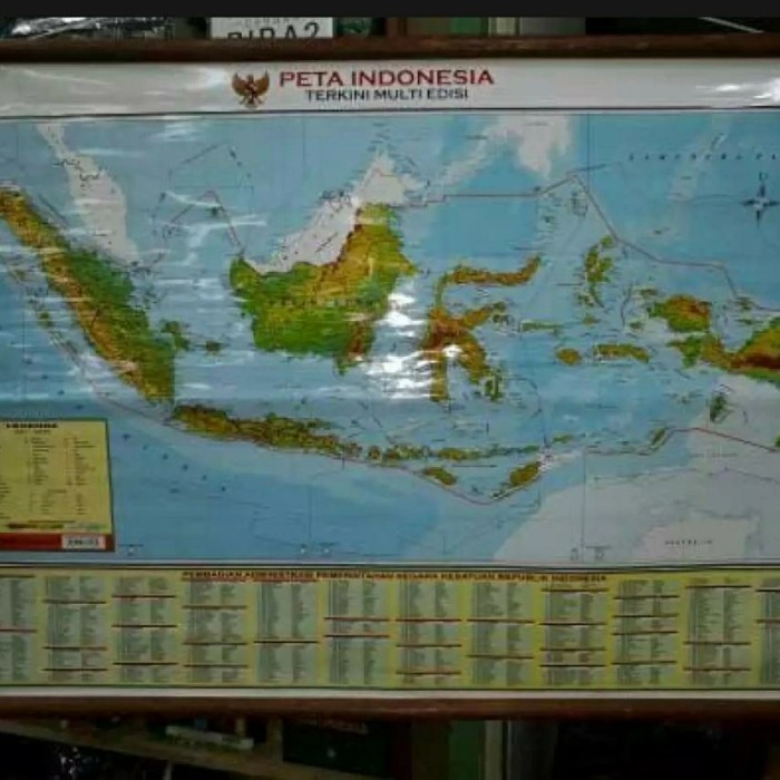 Peta Dunia Gantung - Peta Indonesia