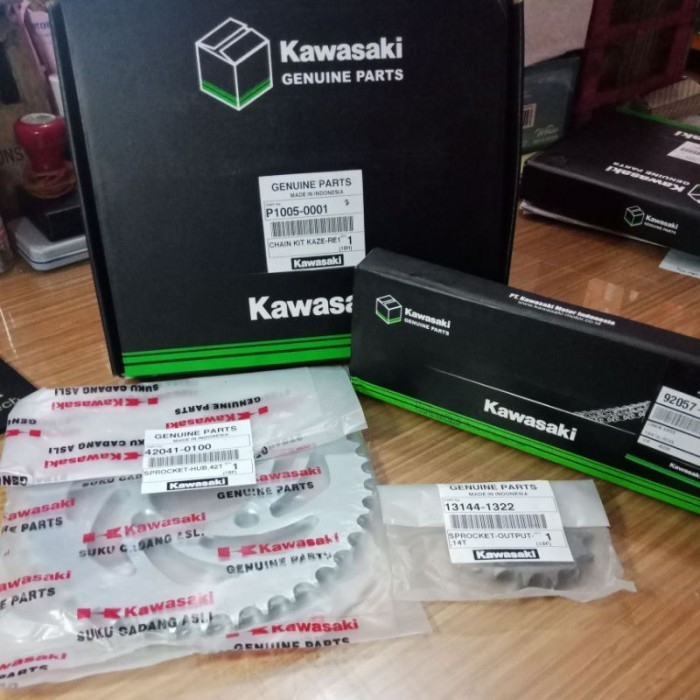 Gear Gir Rantai Set Kaze R Kawasaki P1005-0001