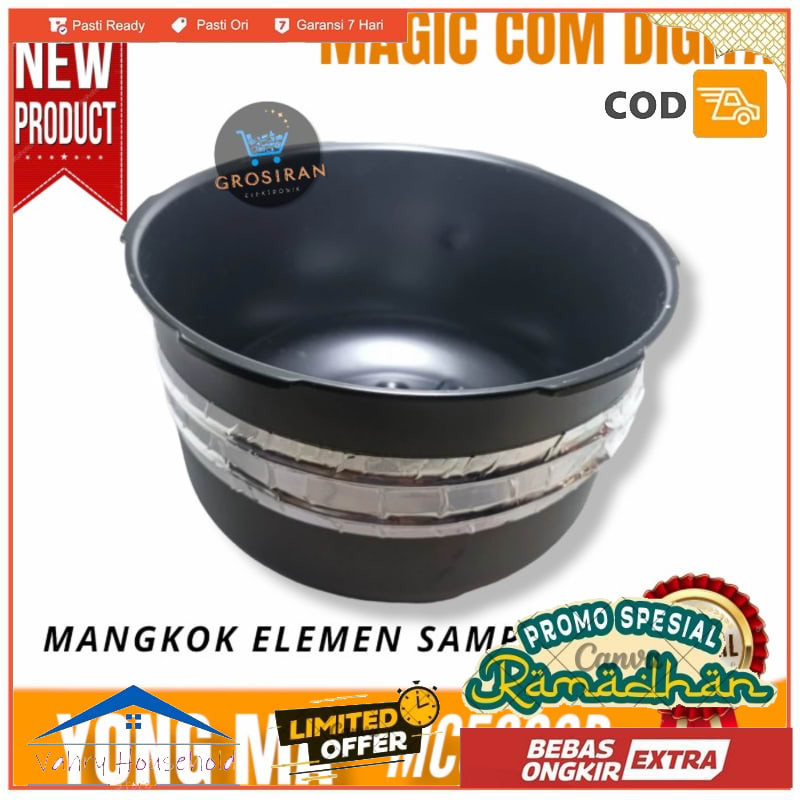 MANGKOK ELEMEN SAMPING MAGIC COM DIGITAL MC5600R MC 5600 R ORIGINAL - PACKING KARDUS