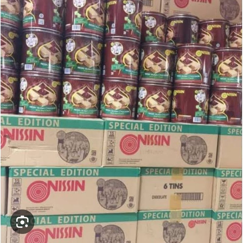 

Nissin Wafer Kaleng Coklat 270 Gr Special Edisi Isi 6 Kaleng/Karton