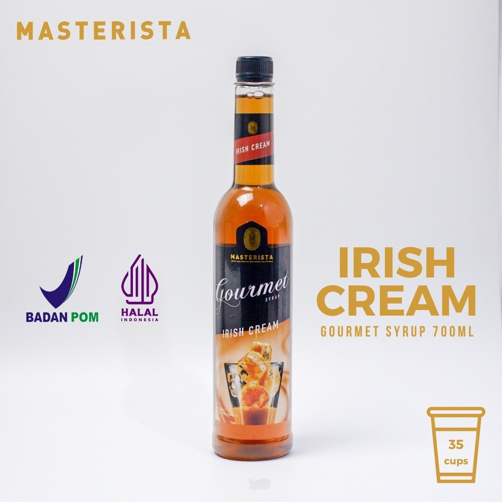 

Masterista Sirup Rasa Irish Cream 750Ml / Irish Cream Syrup